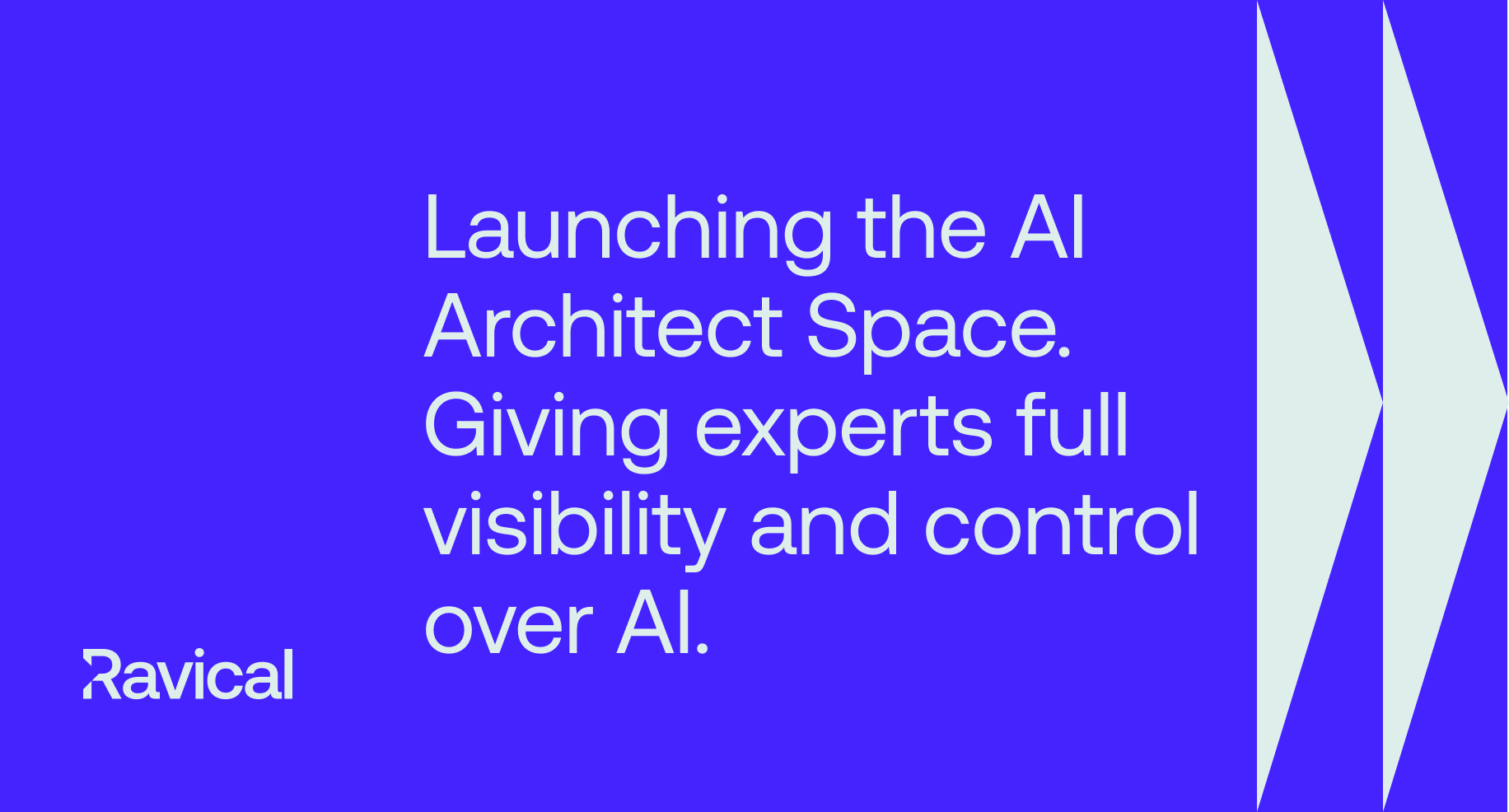 Launching the AI Architect Space. Giving experts full visibility and control over AI